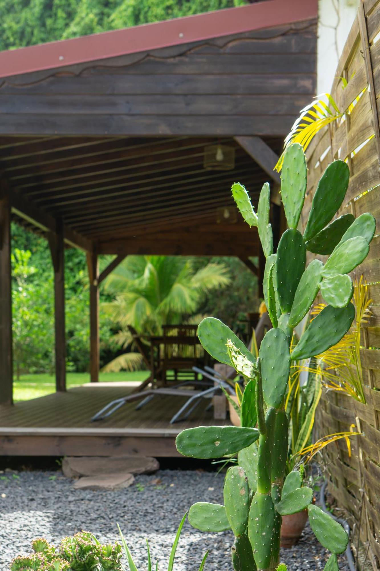 Villa Au Calme Avec Jacuzzi, Villa Le Boursoie Les Abymes Exterior photo